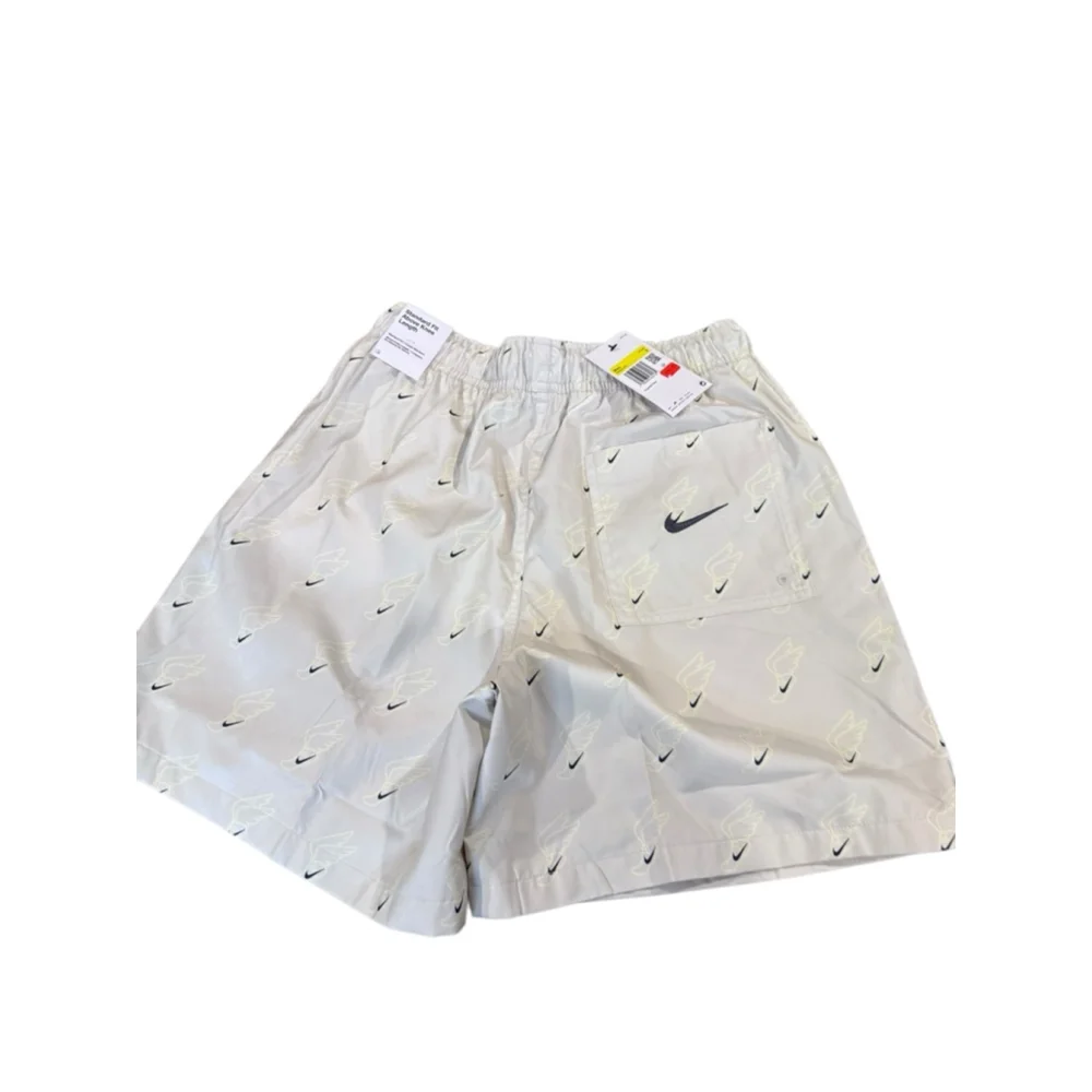 Men's Nike Athletic Shorts S beige with Yellow Accents - Picture 2 of 4